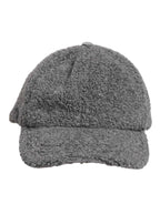 Dolce & Gabbana Gray Wool Fleece Rapper Men Baseball Capello Hat