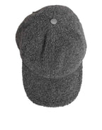 Dolce & Gabbana Gray Wool Fleece Rapper Men Baseball Capello Hat