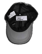 Dolce & Gabbana Gray Wool Fleece Rapper Men Baseball Capello Hat