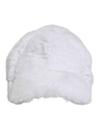 Dolce & Gabbana White Modacrylic Rapper Men Baseball Capello Hat