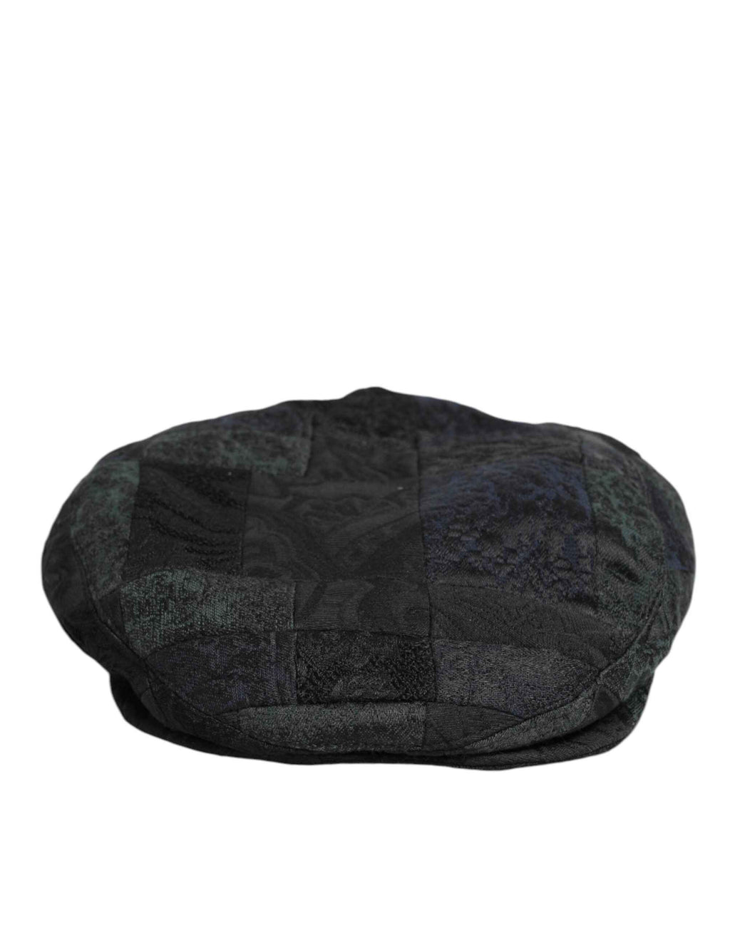 Dolce & Gabbana Black Polyester Newsboy Men Cloth Capello Hat