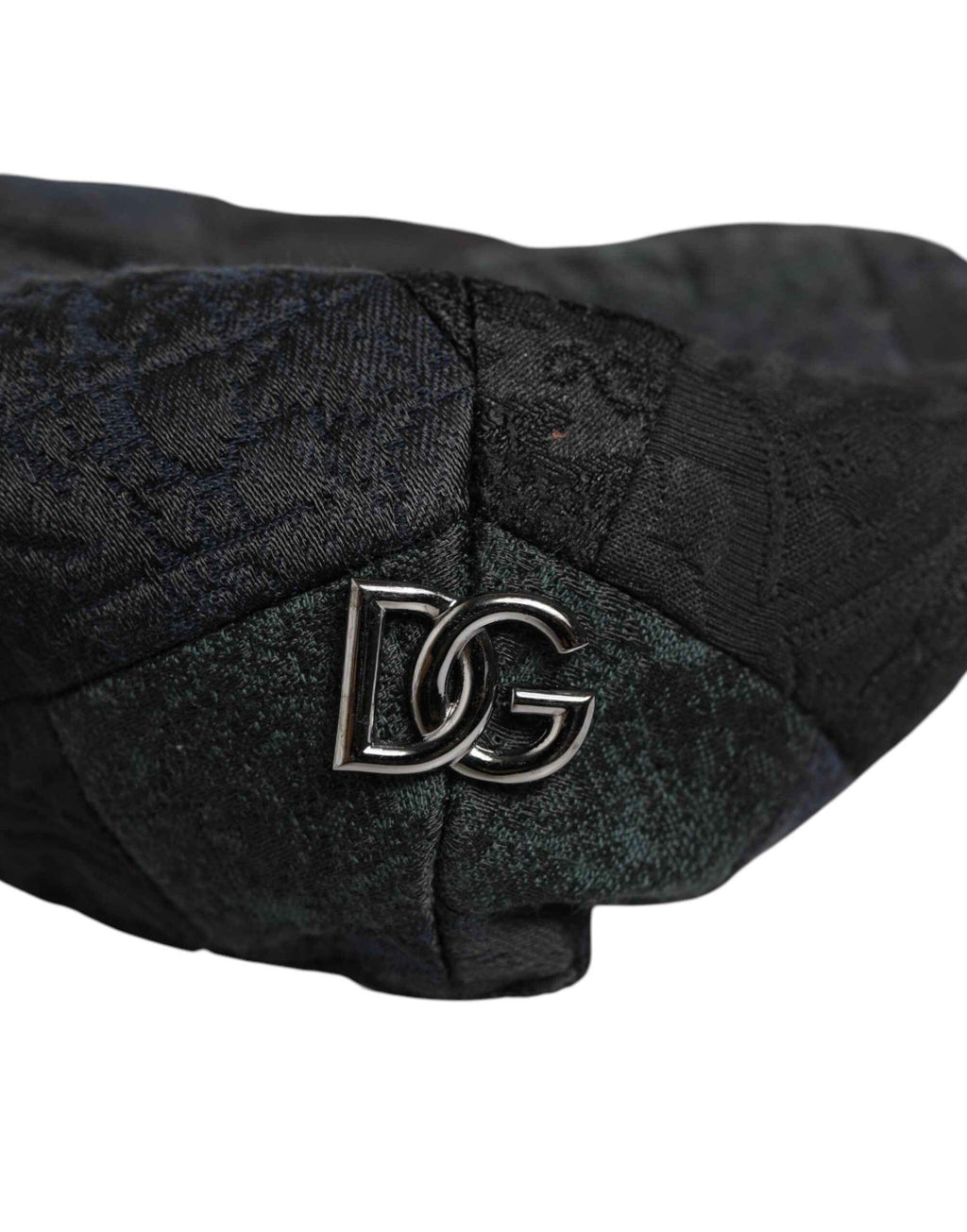 Dolce & Gabbana Black Polyester Newsboy Men Cloth Capello Hat