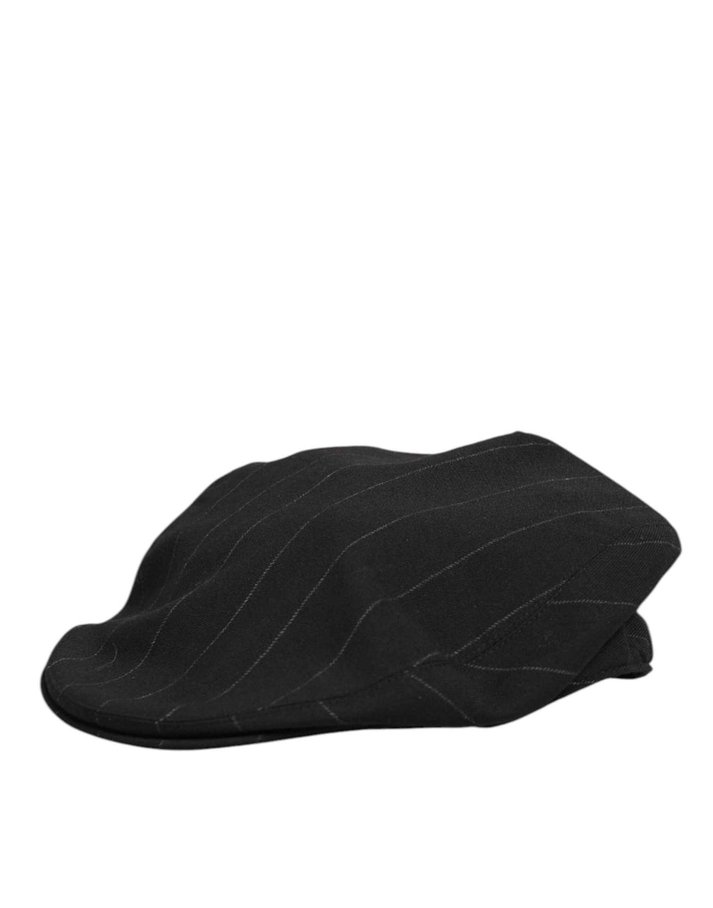 Dolce & Gabbana Black Polyester Newsboy Men Cloth Capello Hat