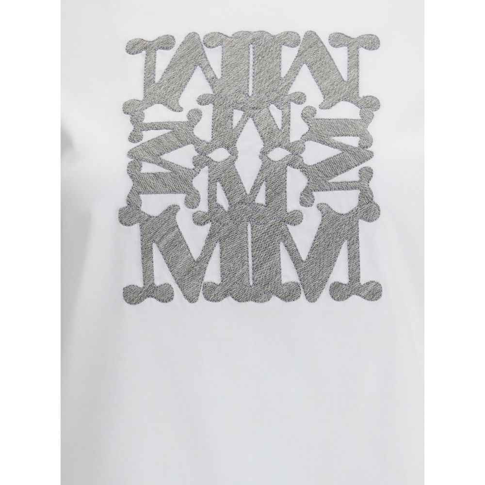 Max Mara Embroidered monogram T-shirt