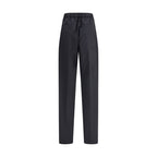 Max Mara Black Fleece Wool Casual Pants