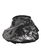Dolce & Gabbana Black PVC Wide Brim Men Bucket Capello Hat