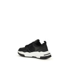 Philipp Plein Black Polyester Athletic Sneakers