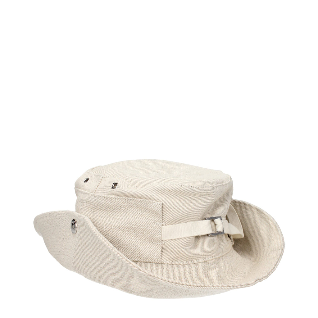 Jacquemus Beige Linen Bucket Hat