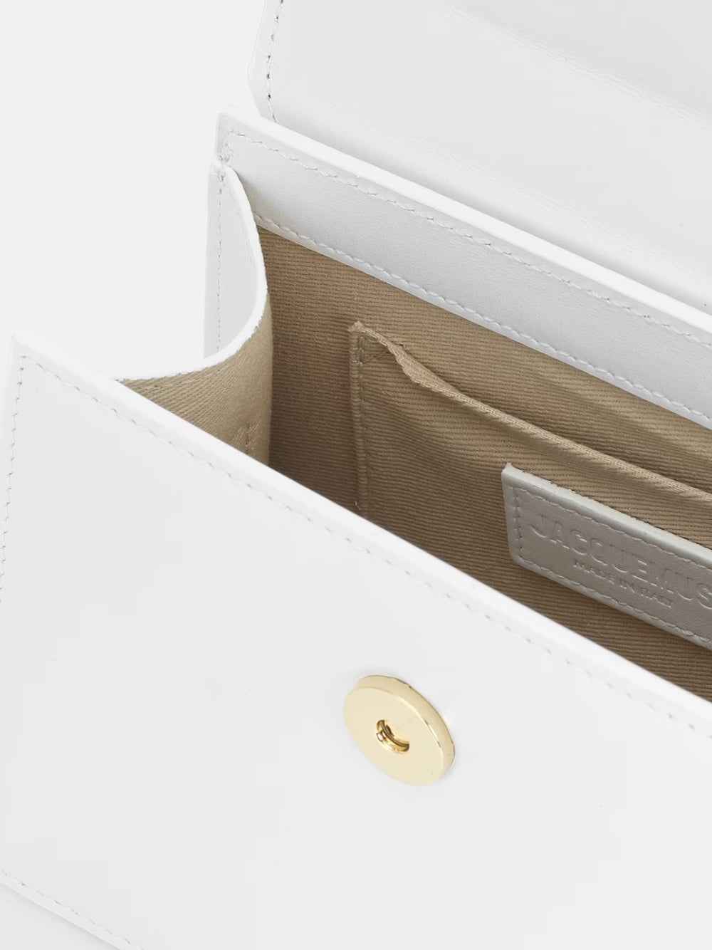 Jacquemus White Le Chiquito Moyen Bag