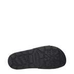 Off-White Black Cotton Slippers