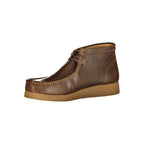Clarks Brown Leather Men Sneaker