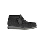 Clarks Black Leather Men Sneaker