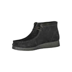 Clarks Black Leather Men Sneaker