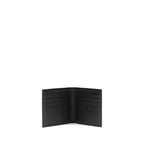 Burberry Black Calf Leather Bos Taurus Wallet