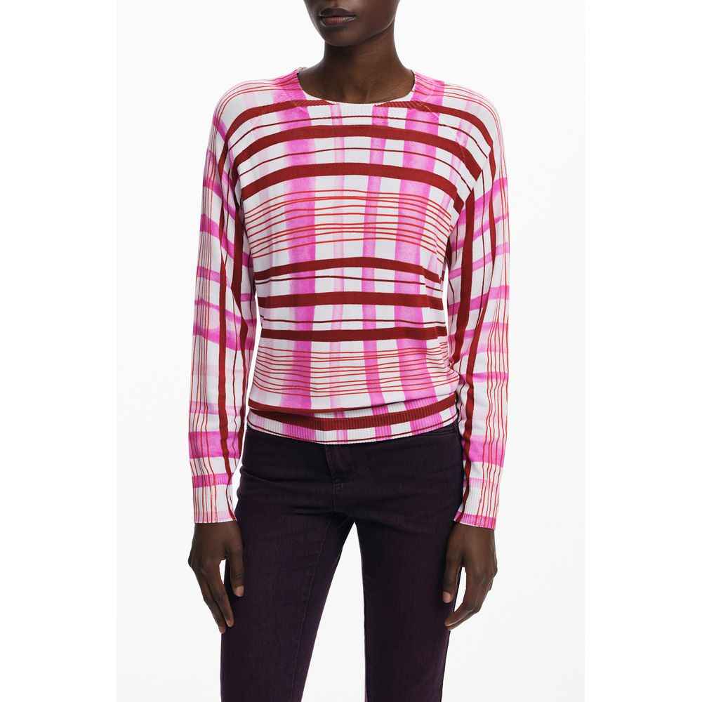 Desigual Pink Viscose Women Sweater