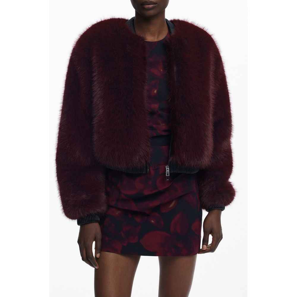 Desigual Red Polyester Women Jacket