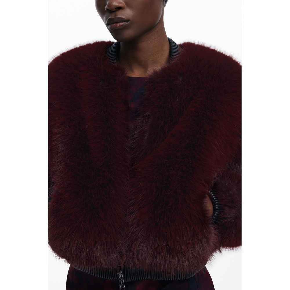 Desigual Red Polyester Women Jacket