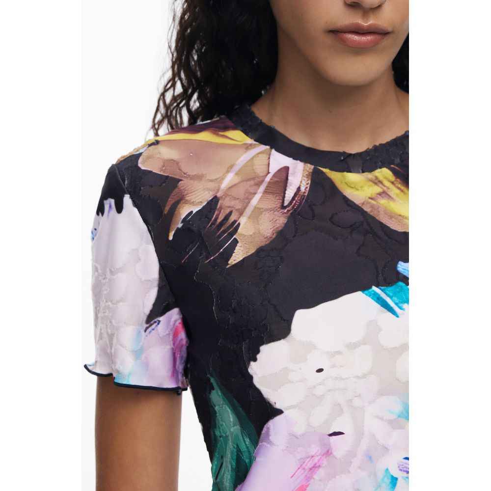 Desigual Black Polyester Women T-Shirt