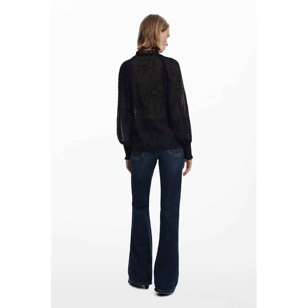 Desigual Black Polyester Women Blouse