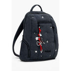 Desigual Gray Polyester Women Backpack