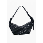 Desigual Nero Poliuretano Women Shoulder Bag