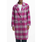 Desigual Pink Wool Women Coat