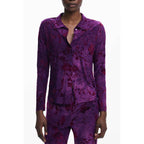 Desigual Purple Polyester Women Shirt