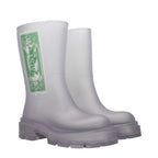 Off-White Transparent Pvc Ankle Boots