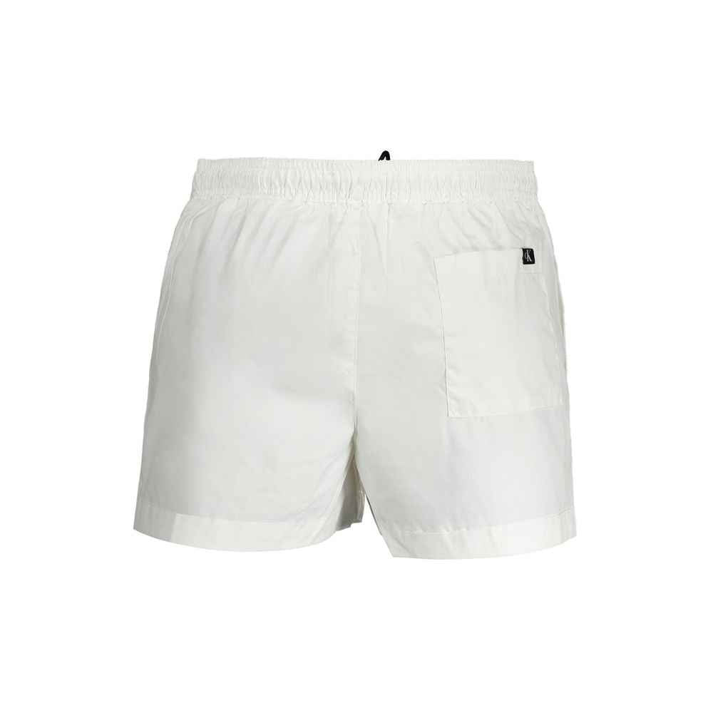 Calvin Klein White Polyester Swimwear