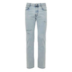 Jacob Cohen Blue Cotton Skinny Jean
