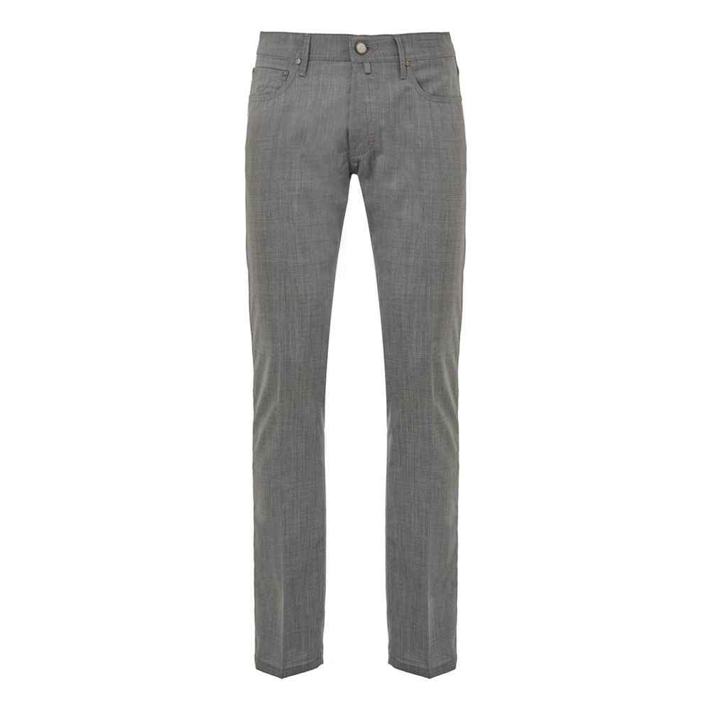 Jacob Cohen Gray Wool Pant