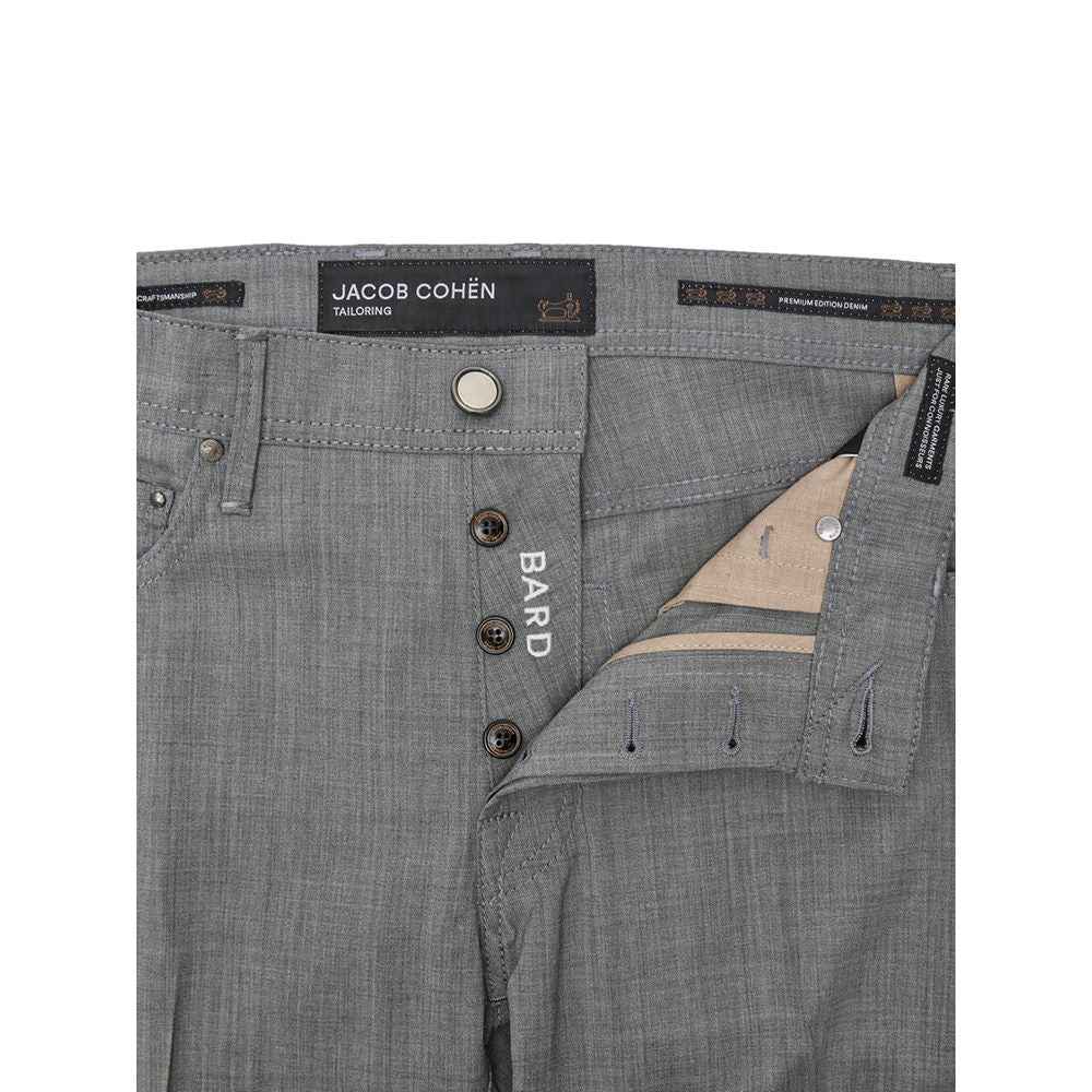 Jacob Cohen Gray Wool Pant