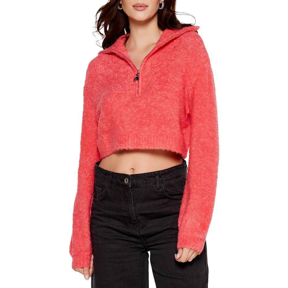 Patrizia Pepe Pink Marabou Sweater