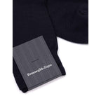 ZEGNA Navy Blue Wool Sock