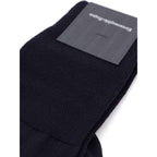 ZEGNA Navy Blue Wool Sock