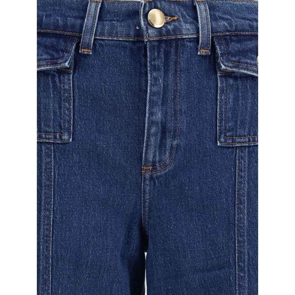 7FOR Lotta High-Waisted Jeans