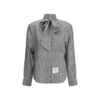 Thom Browne Hunting Tweed Silk Twill Shirt