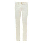 Jacob Cohen White Cotton Skinny Jean