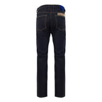 Jacob Cohen Blue Polyester Tapered Jeans