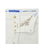Jacob Cohen White Cotton Skinny Jean
