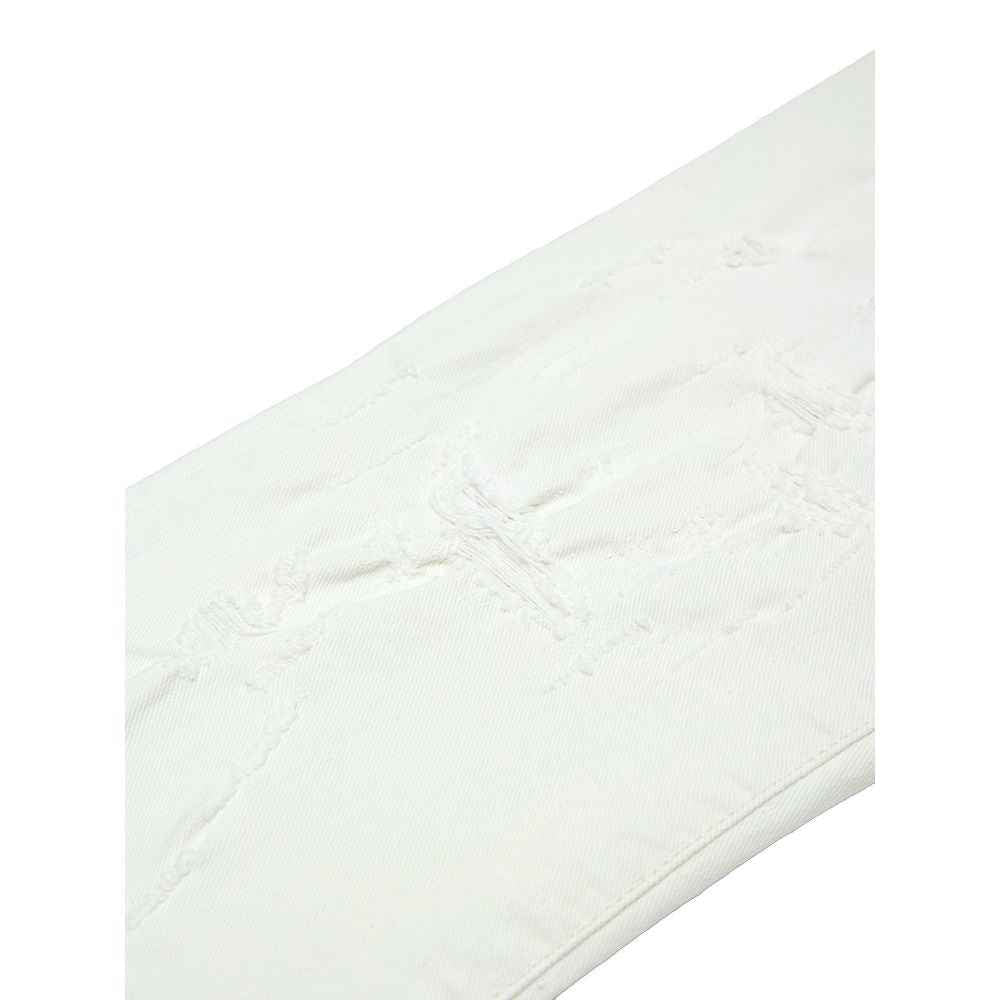 Jacob Cohen White Cotton Skinny Jean