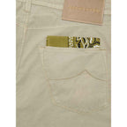 Jacob Cohen Beige Cotton Casual Pant