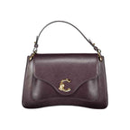 Coccinelle Purple Leather Handbag
