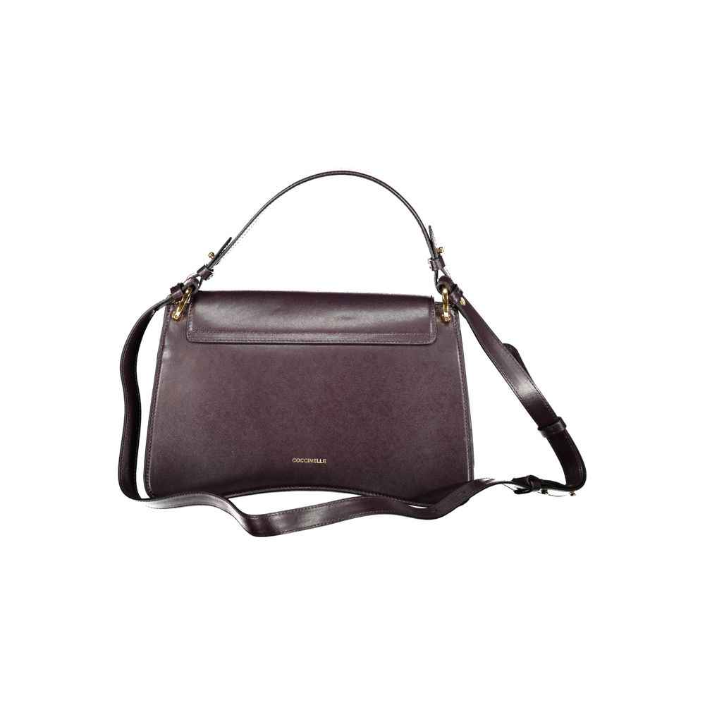 Coccinelle Purple Leather Handbag