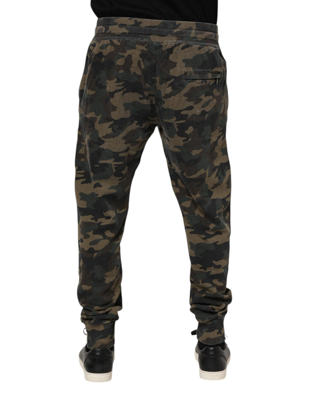 Dolce & Gabbana Multicolor Camouflage Cotton Men Jogger Pants