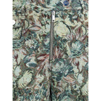 Ganni Printed Stretched Cotton Pants