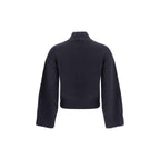 Fabiana Filippi Black Fleece Wool Sweater