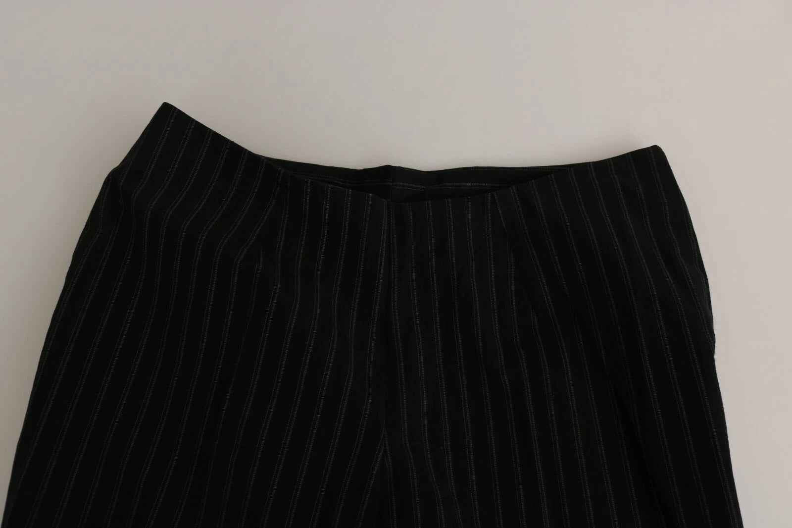 BENCIVENGA Black High Waist Straight Dress Trouser Pants
