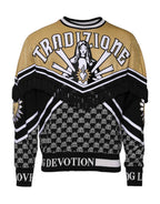 Dolce & Gabbana Multicolor Tradizione E Devotion Sweatshirt Sweater