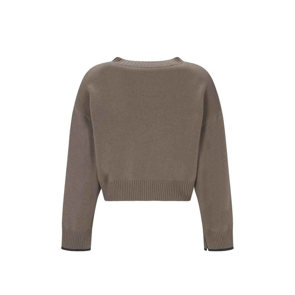 Brunello Cucinelli Beige Cashmere Cashmere Sweater